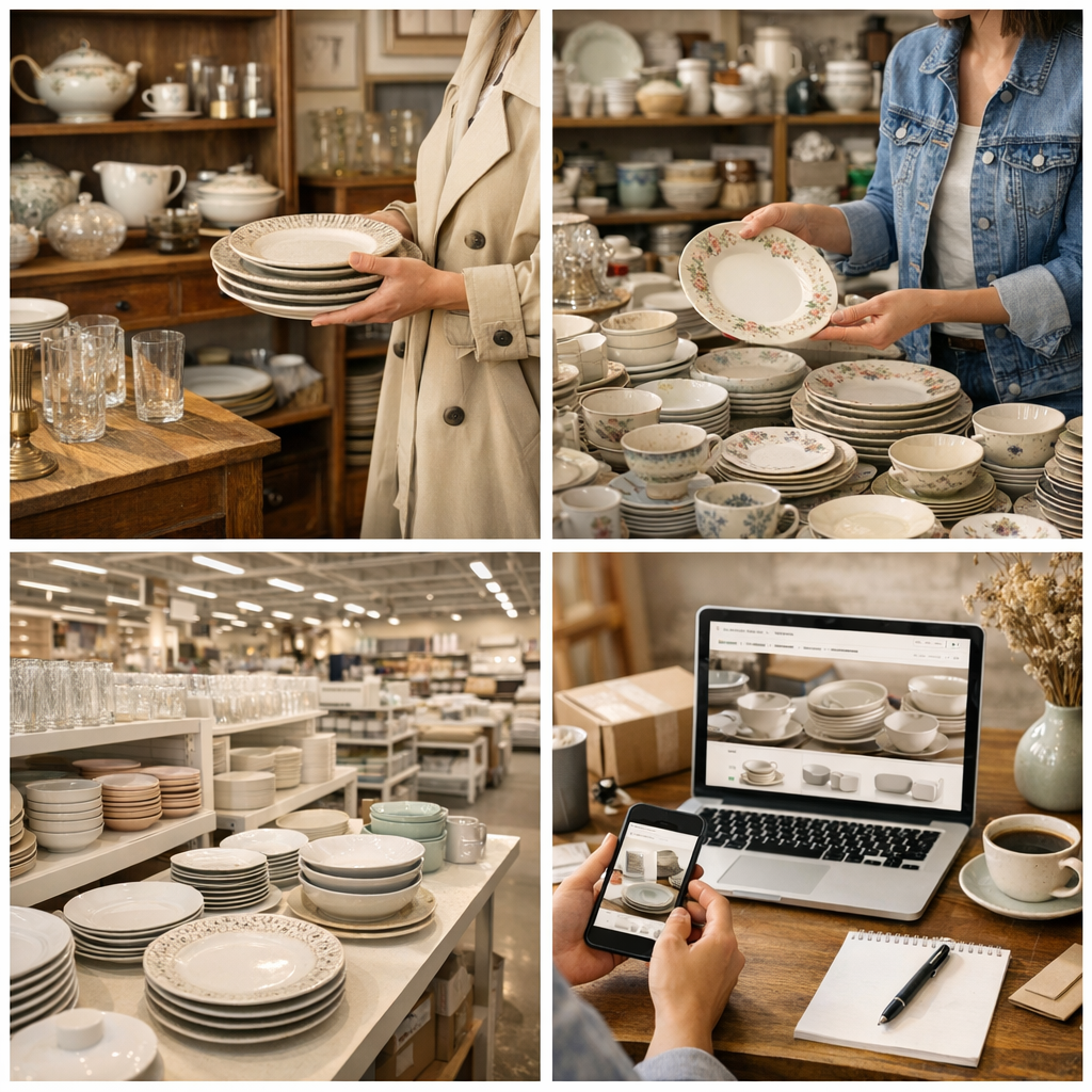 Où trouver de la vaisselle sans se tromper : boutiques, seconde main, grandes enseignes et achat en ligne