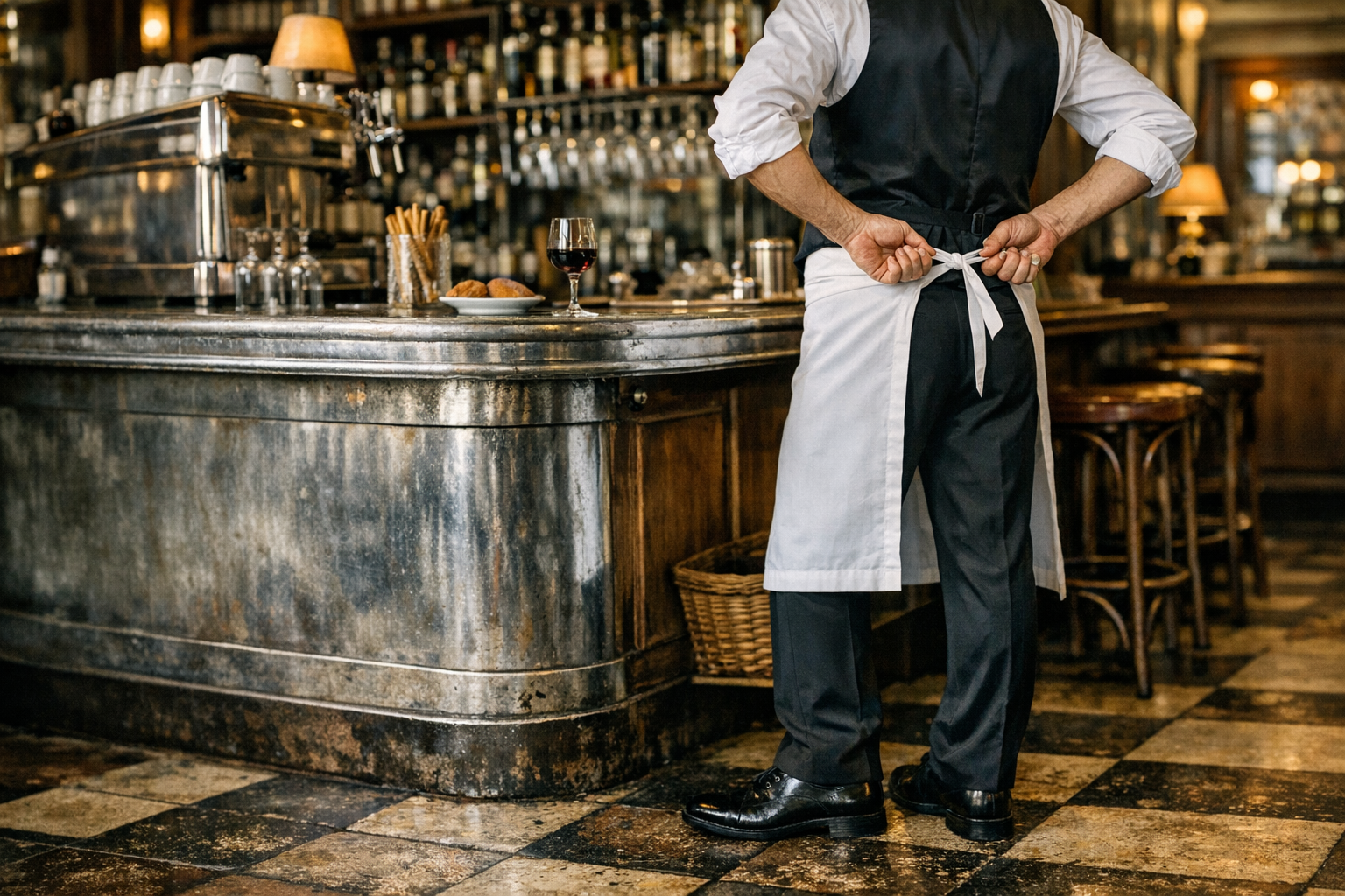 Au bistrot, l'art de bien choisir ses chaussures