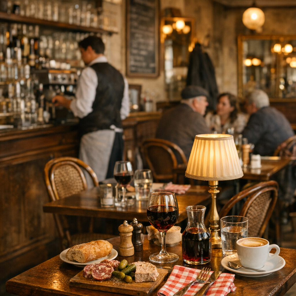 Ce que je cherche dans un bistrot parisien typique
