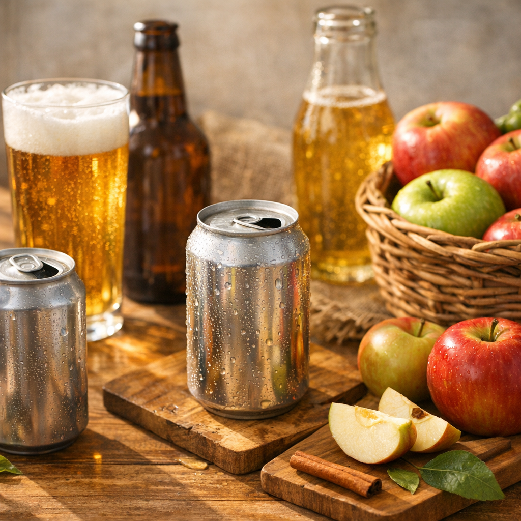 Cidre, bière ou pommes : comment choisir la bonne base pour la canette ?