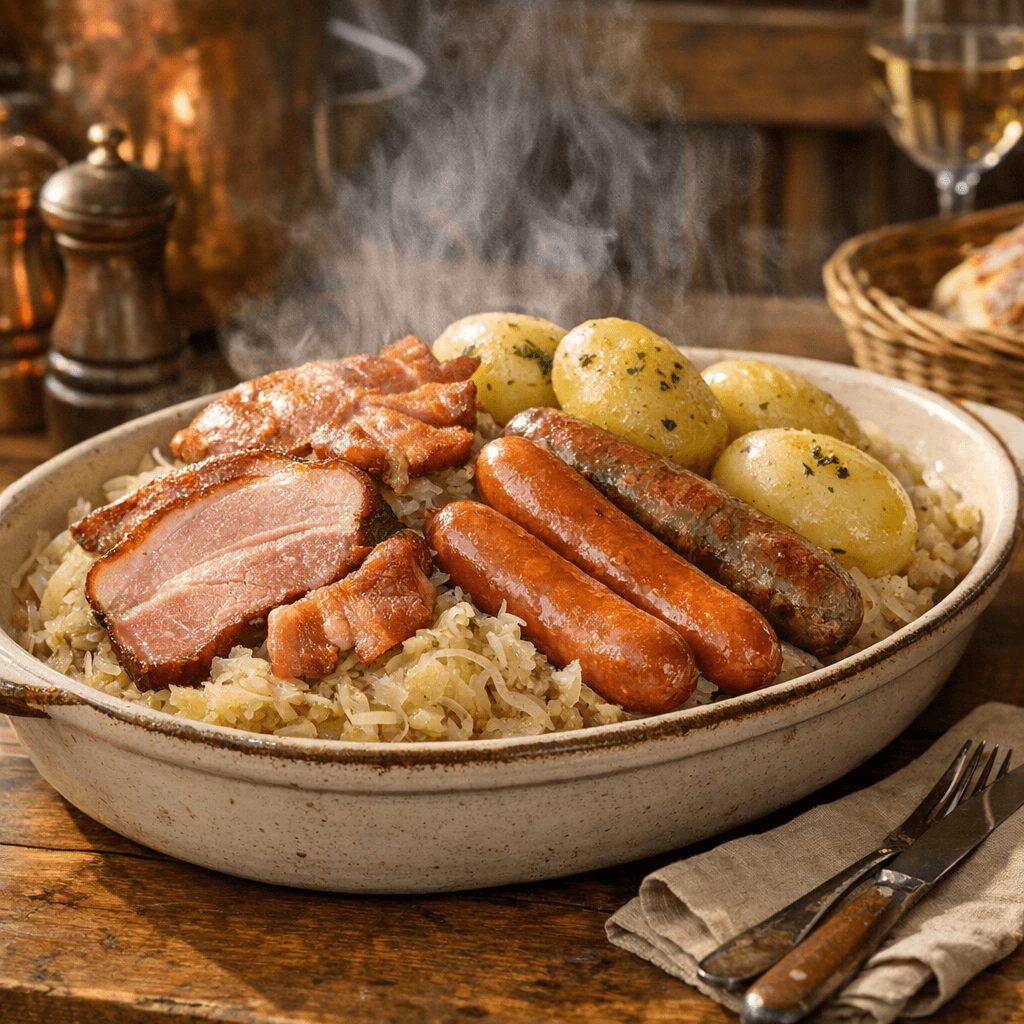 Choucroute alsacienne : la vraie recette douce et généreuse