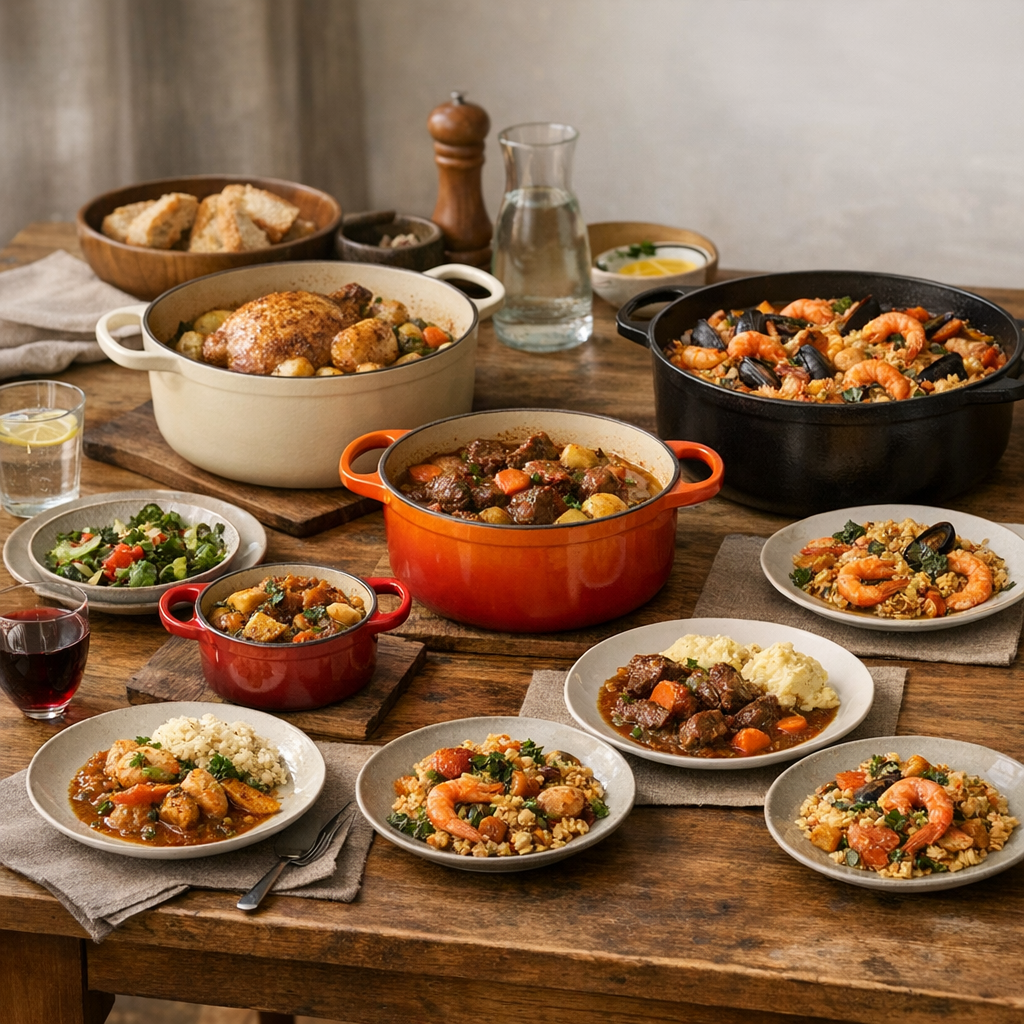 Quelle taille de cocotte Le Creuset choisir : mon tableau des portions réelles à table