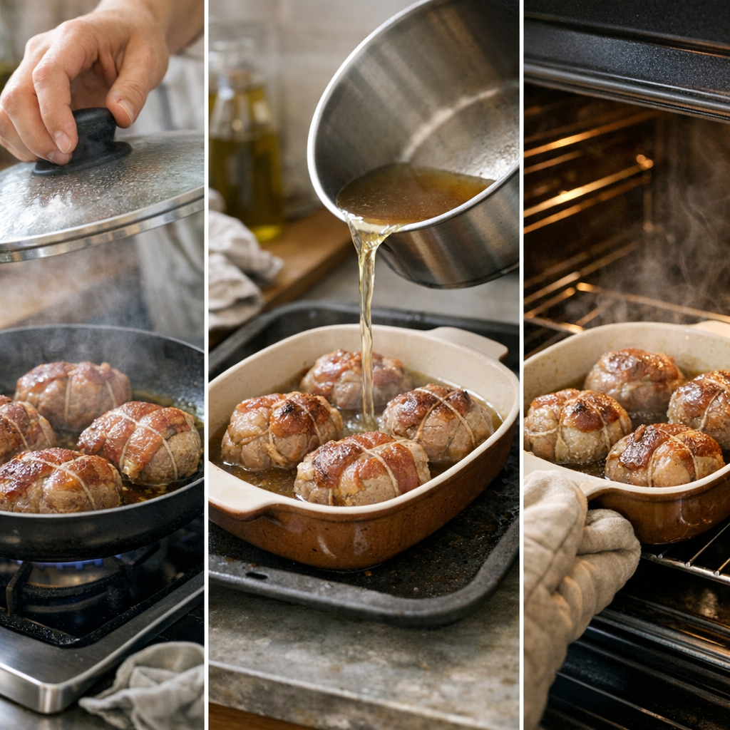 Comment réchauffer des paupiettes de veau étape par étape, sans recuire ?