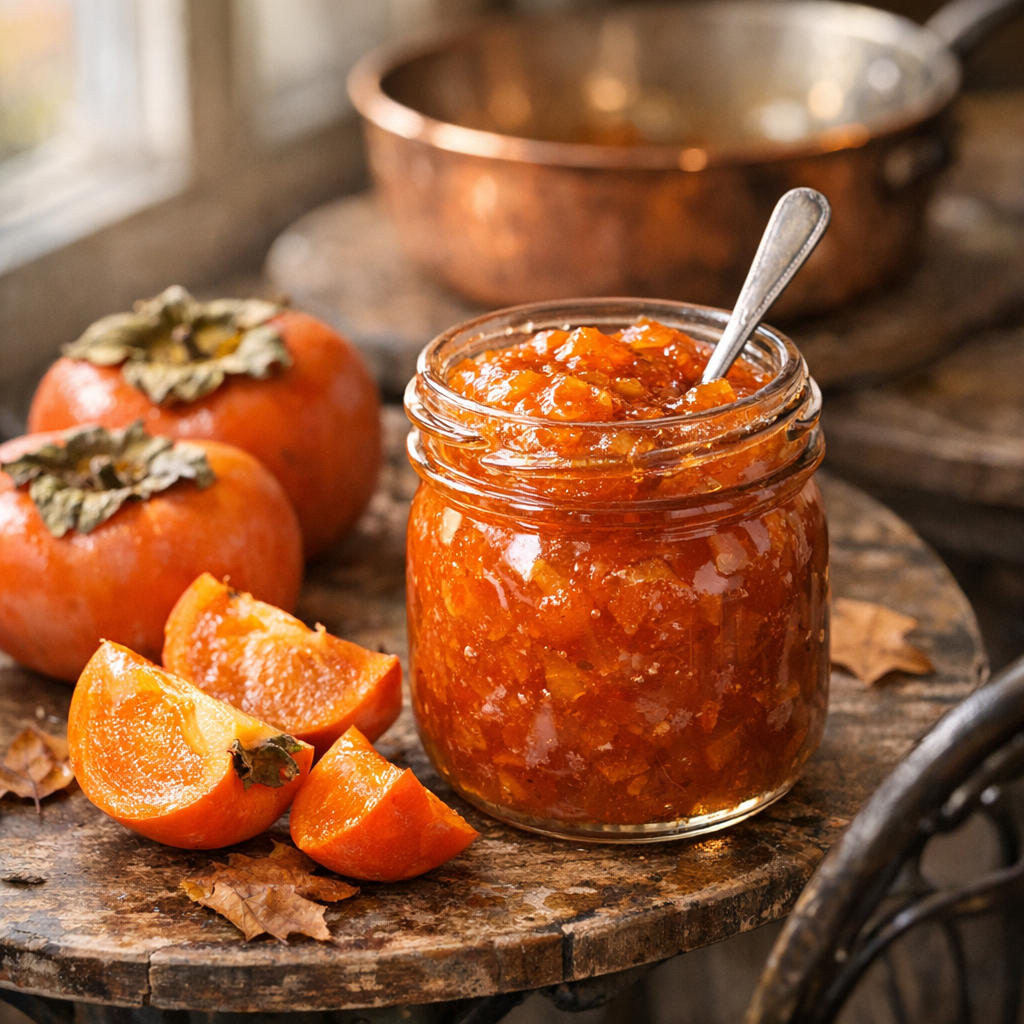 Réussir une Confiture de kakis, c’est d’abord choisir le bon fruit