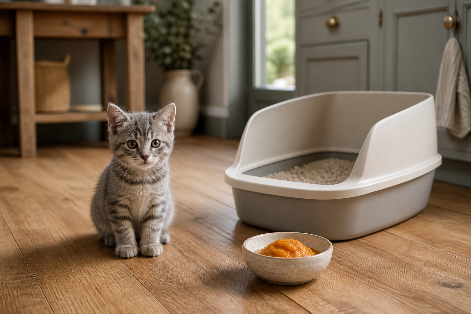 Constipation du chaton : remèdes de grand-mère et signes d’alerte