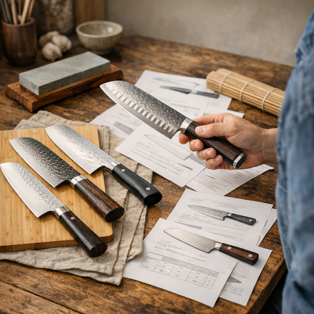 Comment choisir un bon santoku sans se perdre dans les fiches techniques