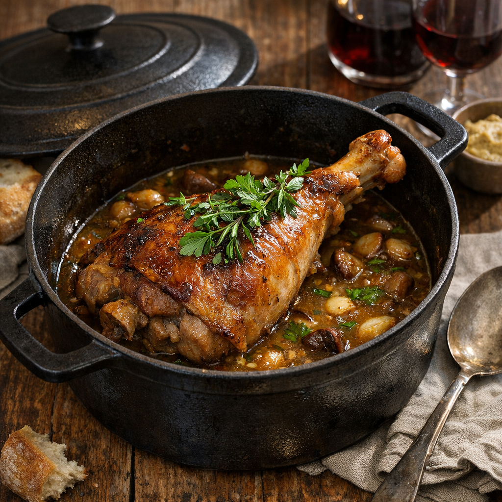 La Cuisse de dinde en cocotte reste moelleuse en 3 repères