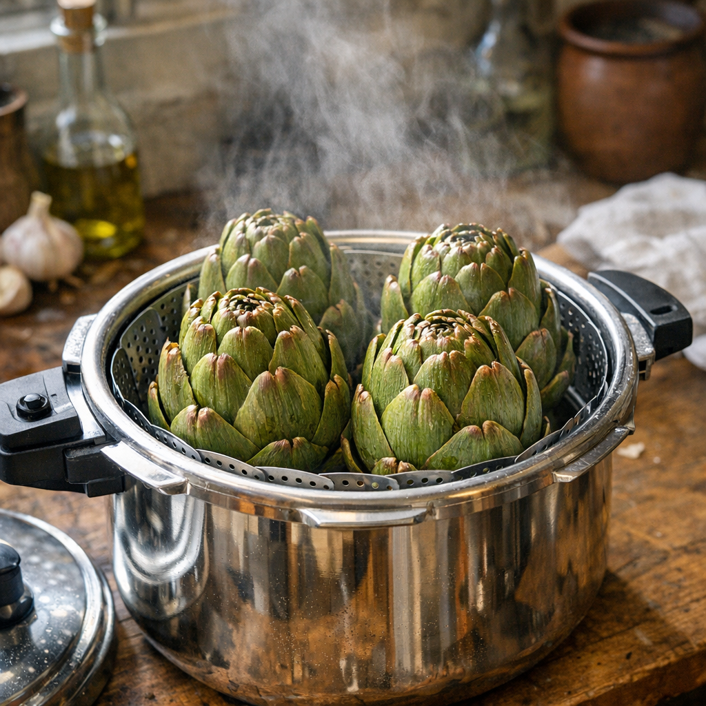 Comment réussir la Cuisson des artichauts en cocotte-minute