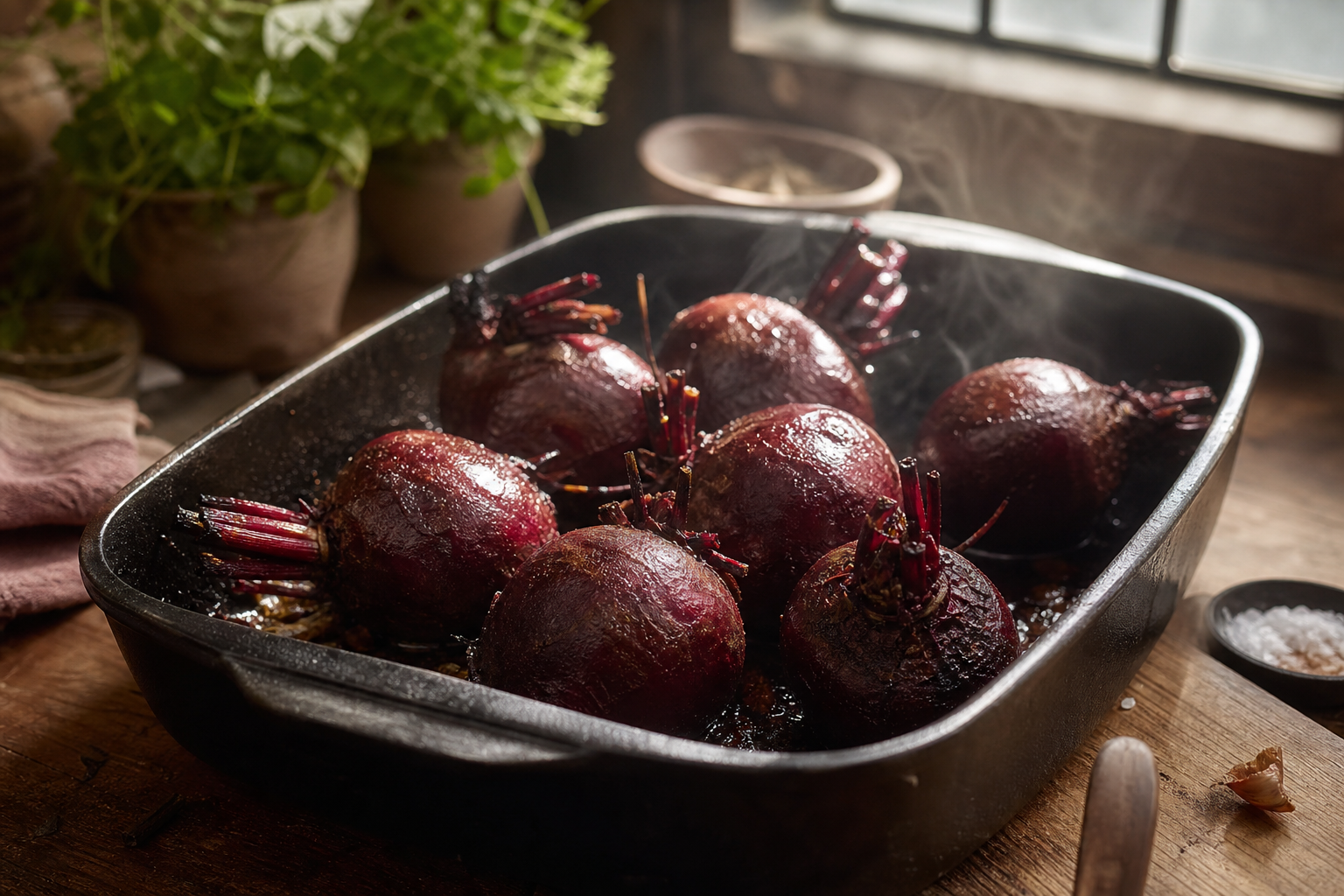 La cuisson des betteraves rouges se joue en quatre gestes