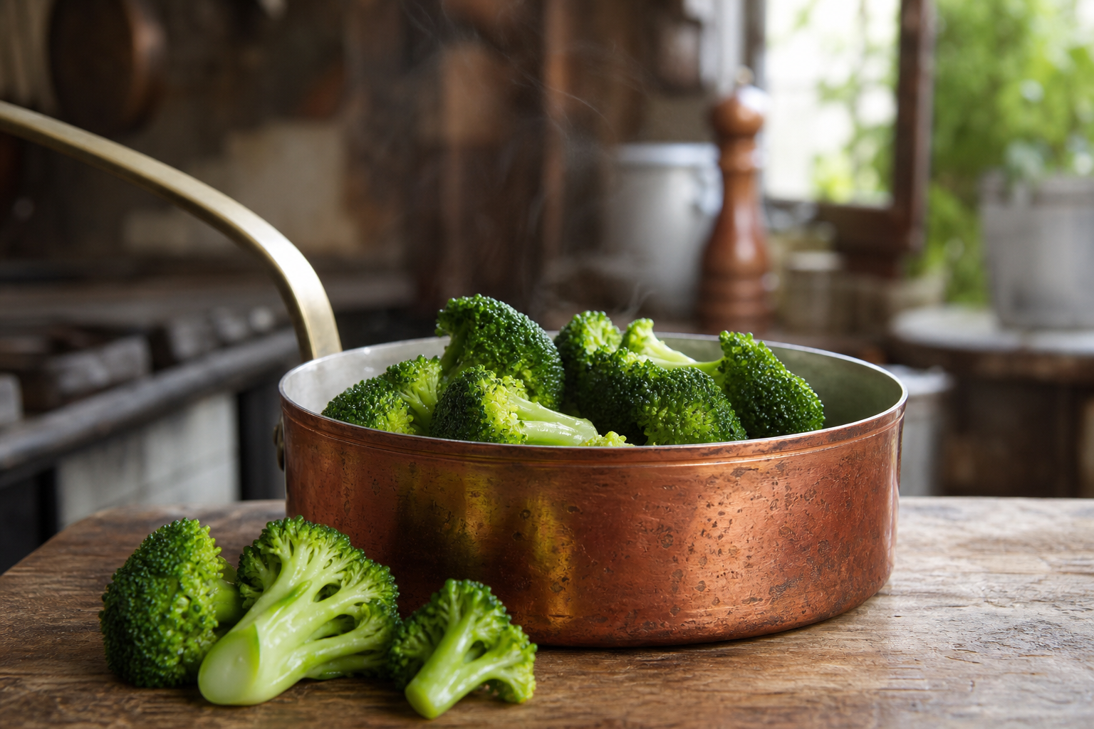 La cuisson des brocolis se joue à la minute près
