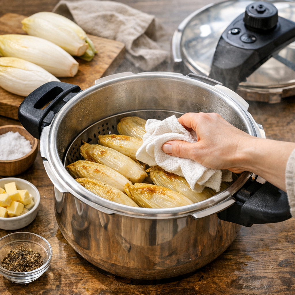 Comment faire pour que les endives ne rendent pas d'eau ?