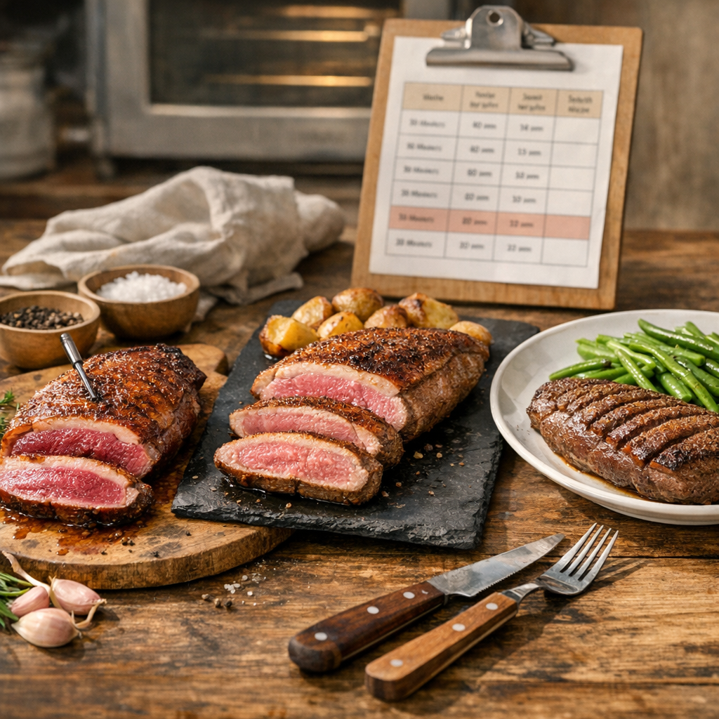 Les cuissons du magret au four : repères utiles, variations réelles et tableau de choix