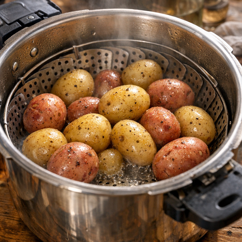 Comment réussir la Cuisson des pommes de terre en cocotte-minute