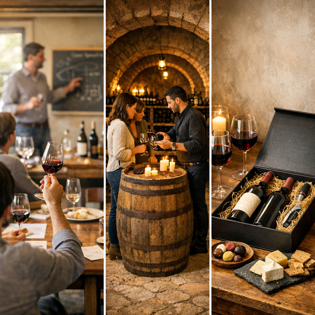 Cours d'œnologie, cave, domaine ou coffret cadeau : quelle dégustation choisir ?