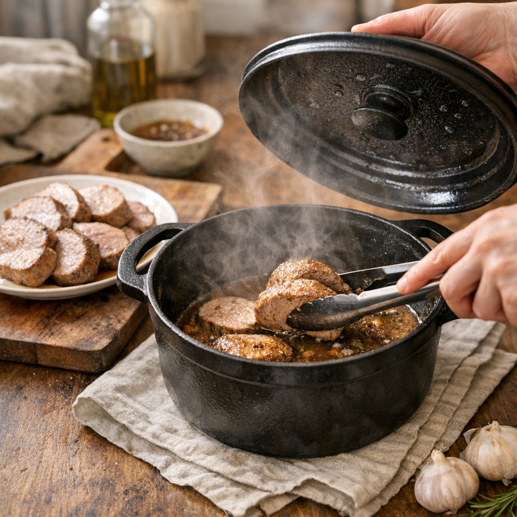 Peut-on cuire un filet mignon la veille puis le réchauffer sans le dessécher ?