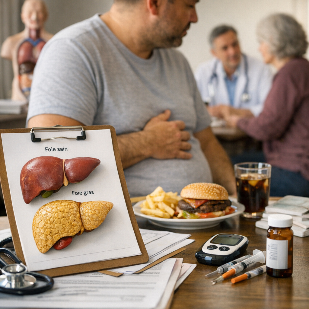 Pourquoi la graisse s’installe dans le foie : causes, profils à risque et cas moins attendus