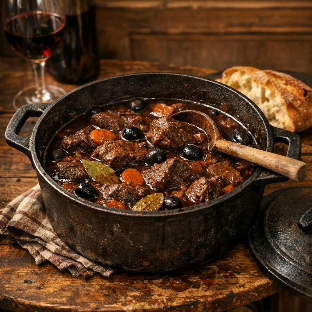 La gardiane de bœuf, une daube camarguaise pleine de caractère