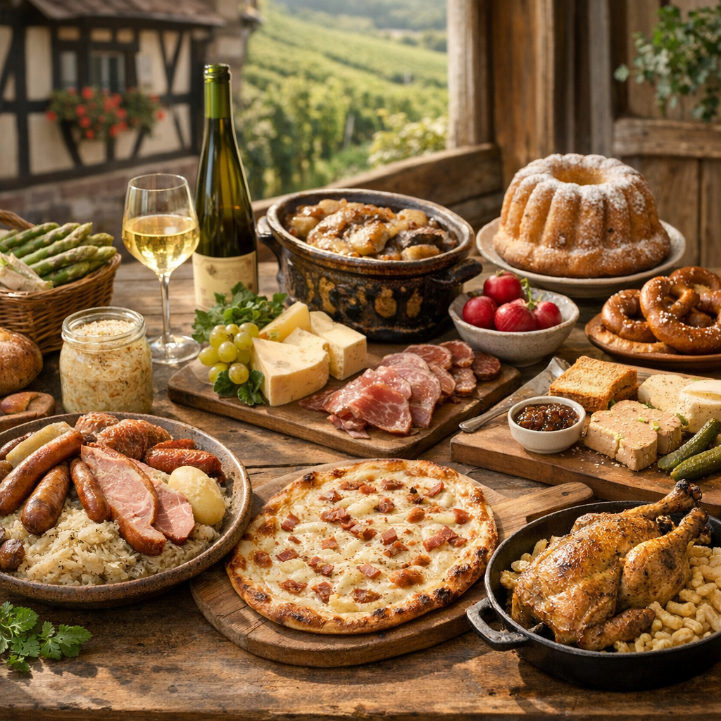 Les grands plats et produits qui racontent vraiment l’Alsace