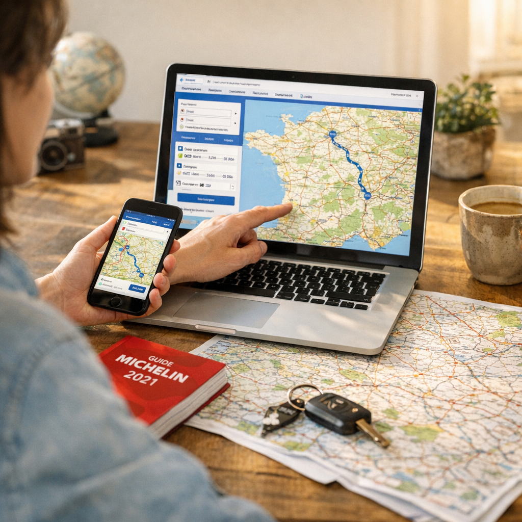 Comment utiliser ViaMichelin pour calculer un itinéraire en voiture sans se tromper