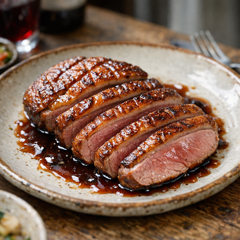 Magret canard : réussir une cuisson rosée et croustillante
