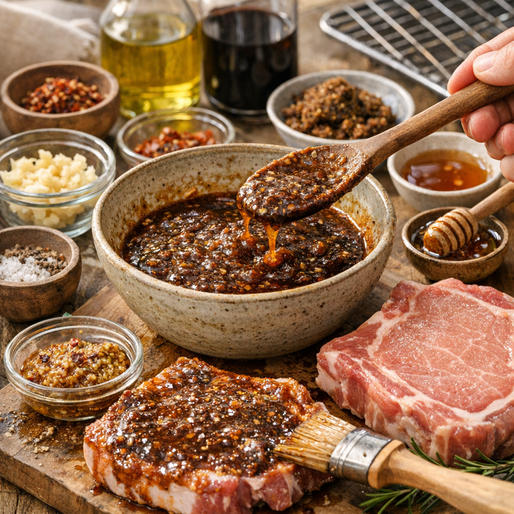 Les ingrédients clés d’une bonne marinade : texture d’abord, caramélisation ensuite