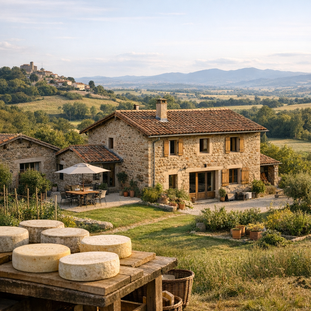 Une maison familiale née dans le Roannais, entre Saint-Haon-le-Châtel, Roanne et Montbrison