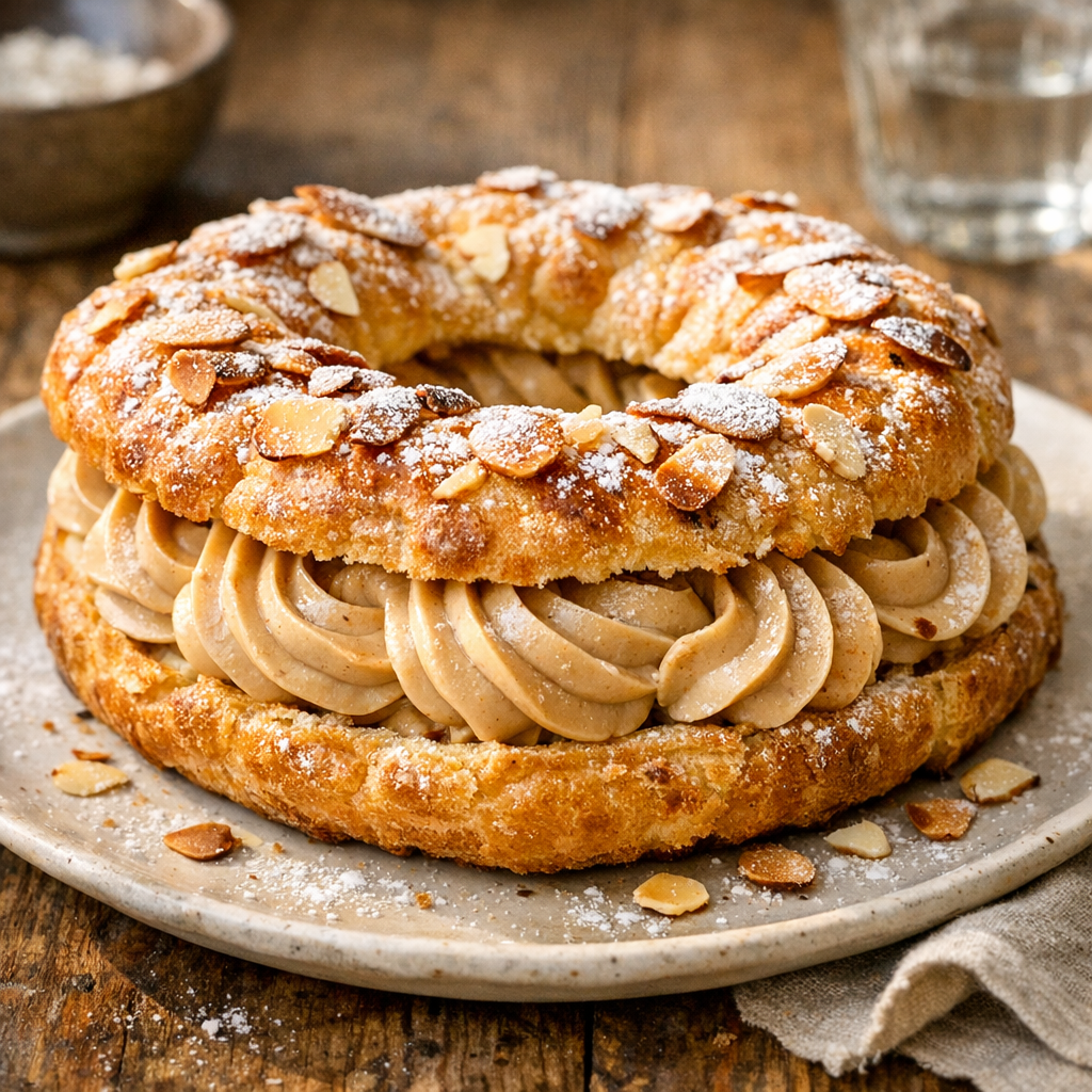 Paris-Brest Thermomix : recette simple, crème pralinée qui tient
