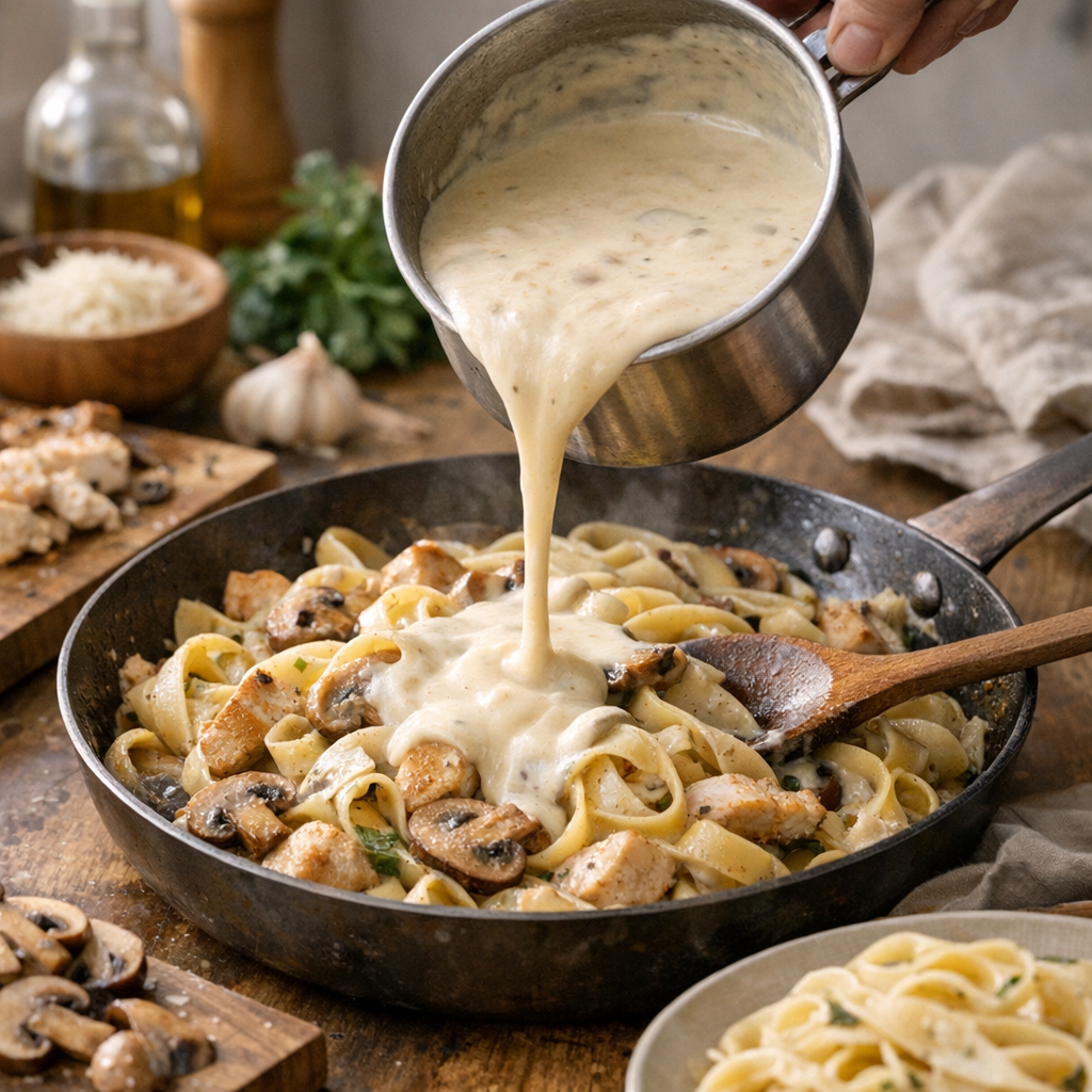 Préparation : une sauce qui nappe sans s’alourdir