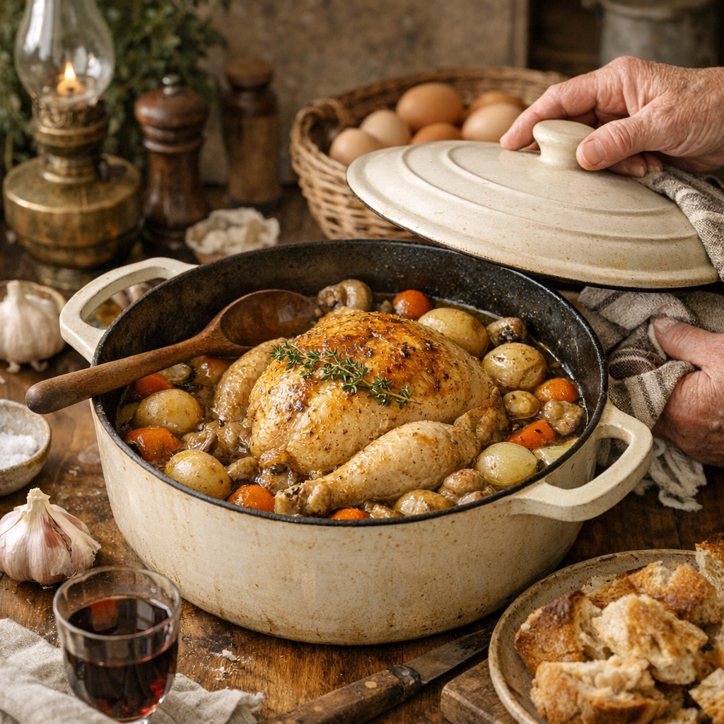 Le protocole de cuisson lente en cocotte : la vraie logique grand-mère