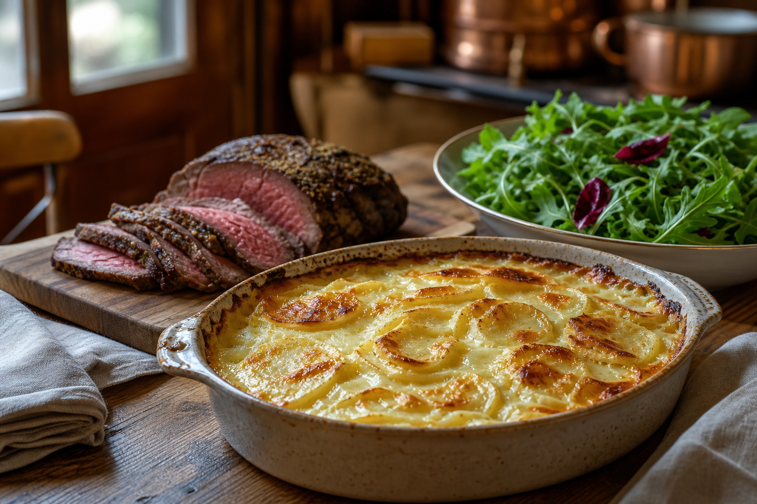 Quelle viande choisir avec un gratin dauphinois crémeux ?