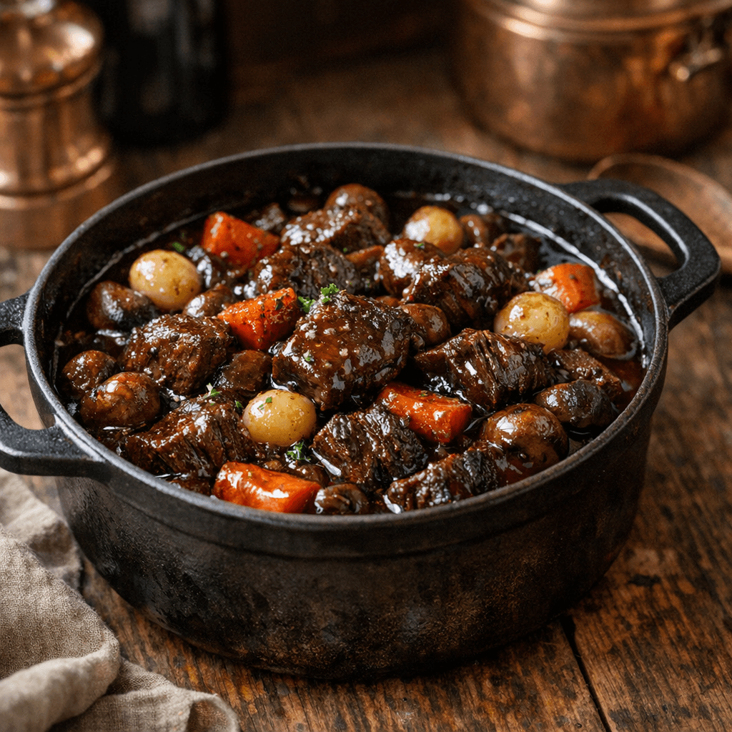 Recette bœuf bourguignon traditionnel : ma méthode fondante