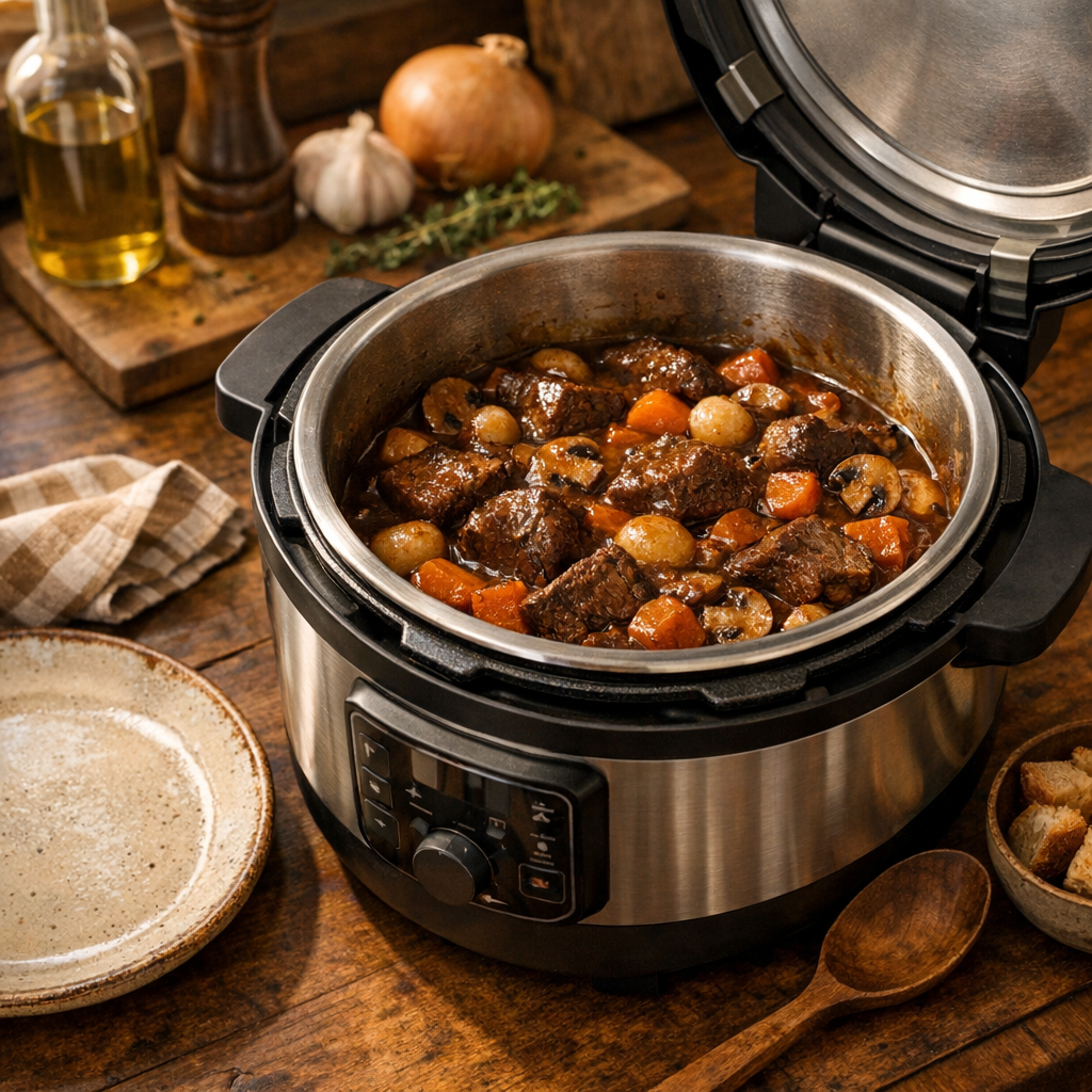 Je vous montre comment réussir un Bourguignon Cookeo sans vin