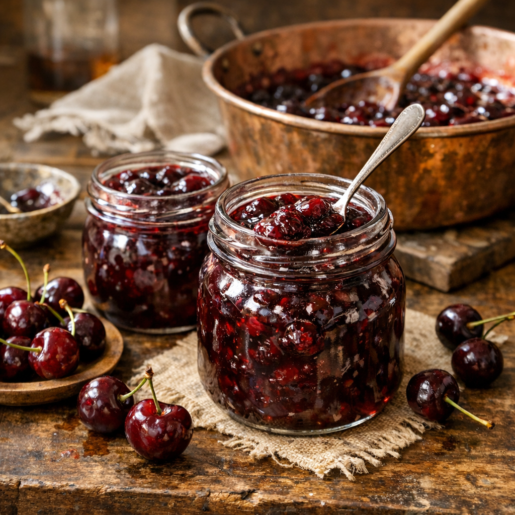 Ma Recette de Confiture de Cerises de Grand-mère, sans excès