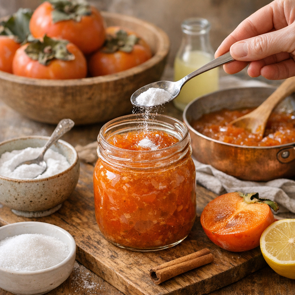 Comment enlever l'astringence de la confiture de kaki ?