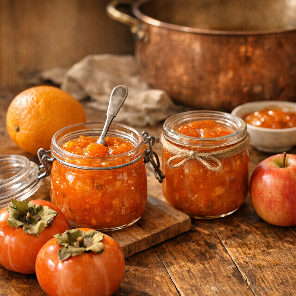 Ma Recette de Confiture de Kaki pour garder le fruit vivant