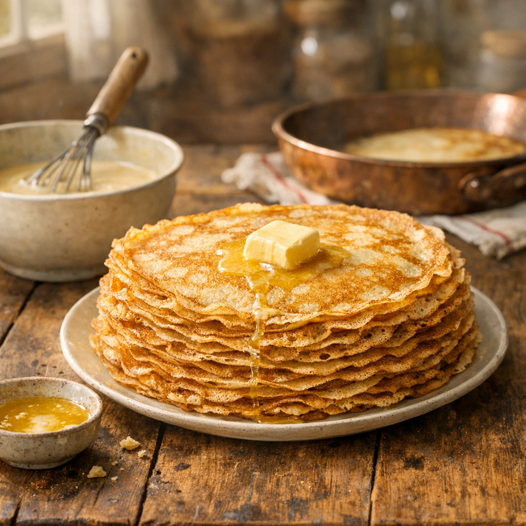Ma recette de crêpes bretonnes grand-mère tient en 4 gestes