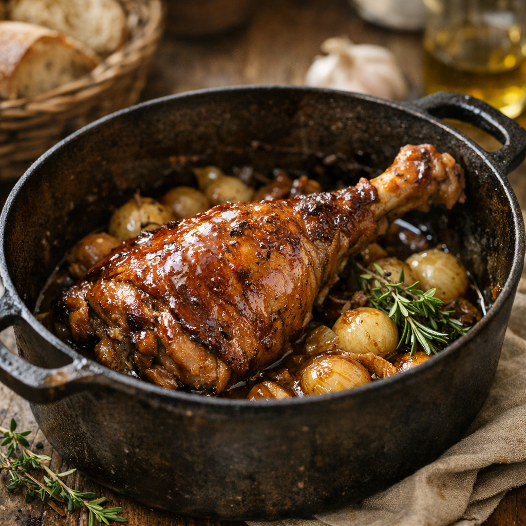 Je réussis la Cuisse de dinde en cocotte sans la dessécher