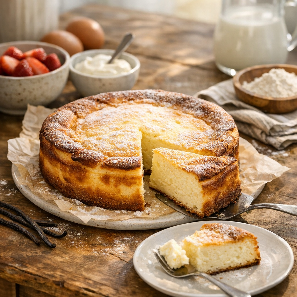 Recette de gâteau au fromage blanc : ma base la plus utile pour un résultat fondant