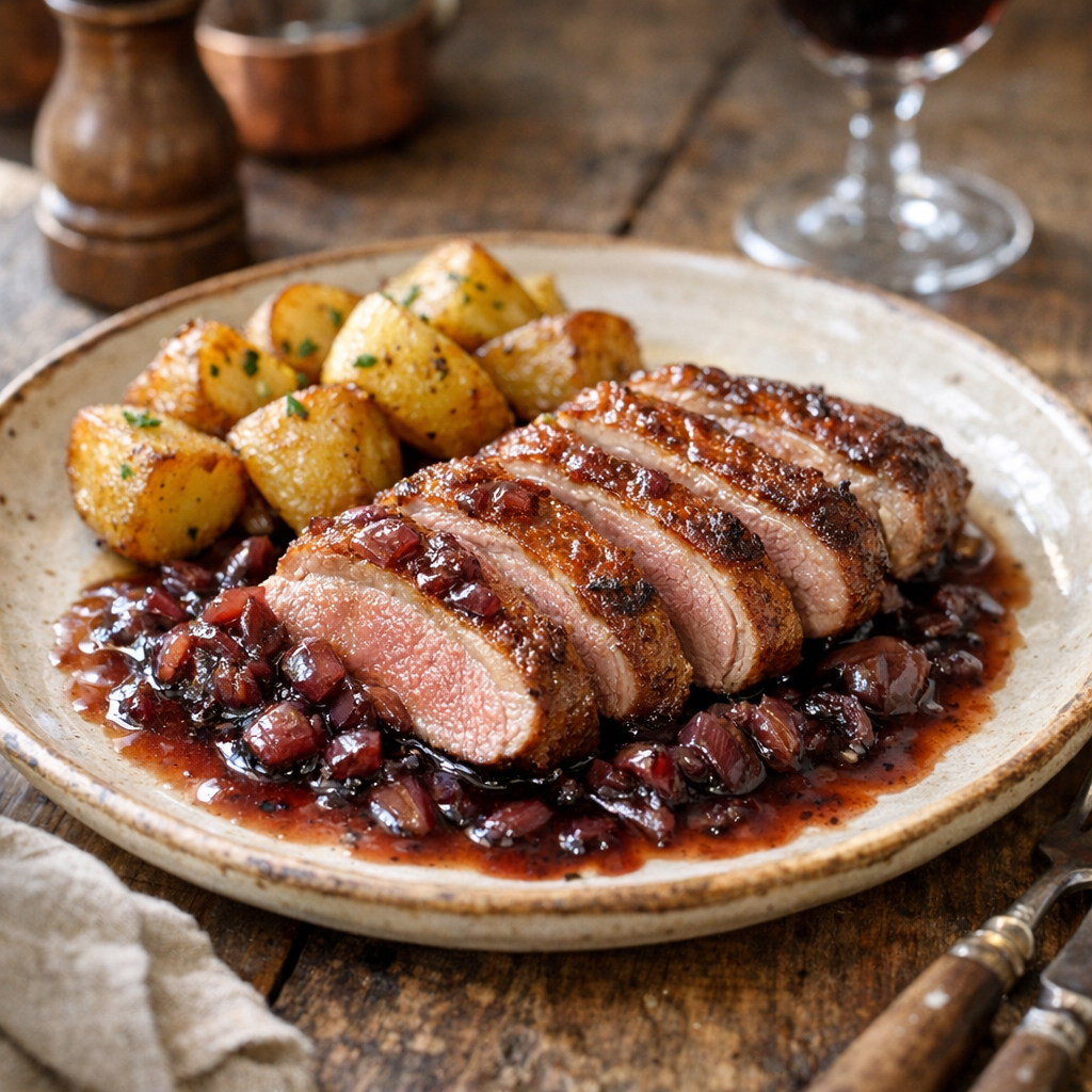 Recette magret de canard au four avec sauce facile