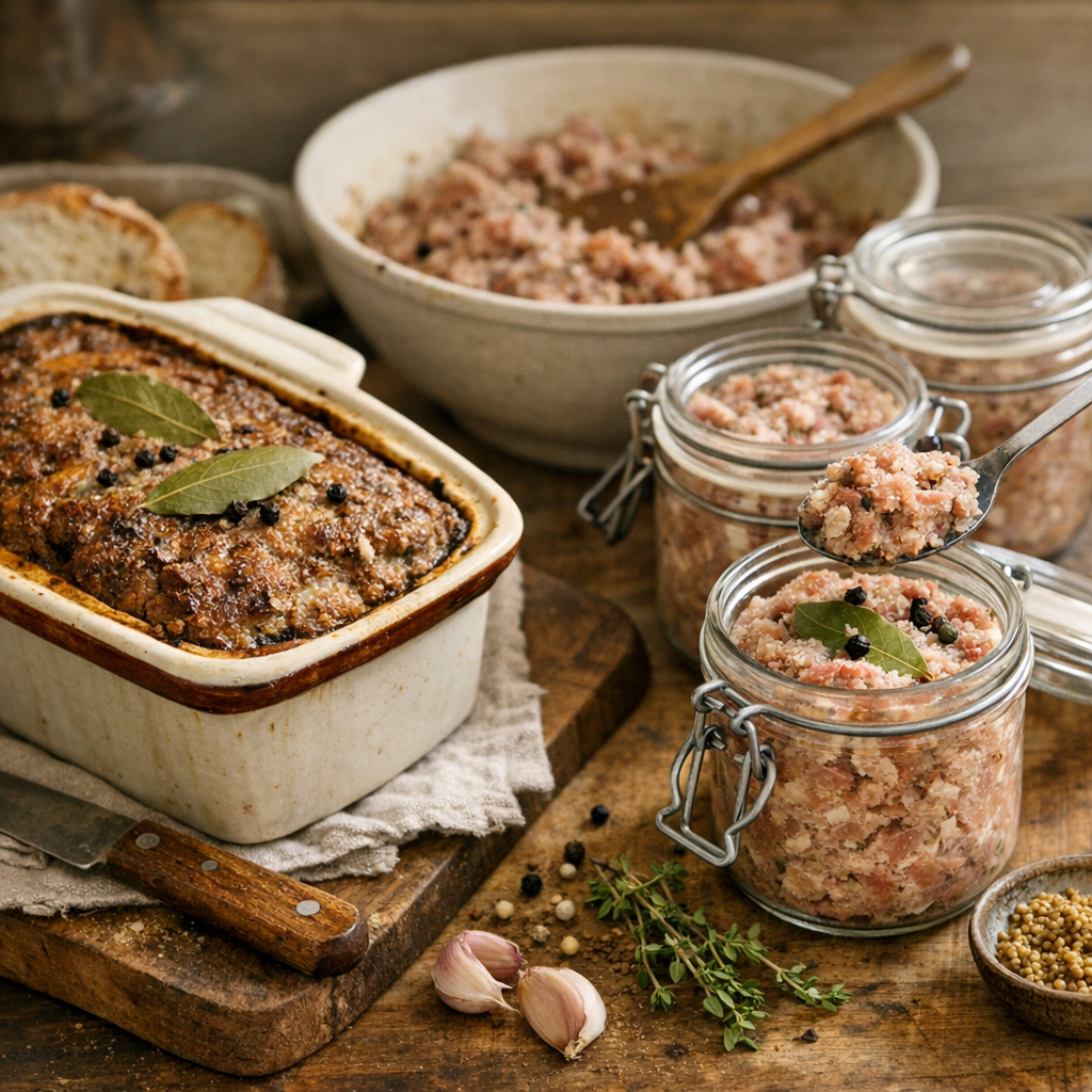 Comment adapter la même farce pour une cuisson en terrine ou une conservation en bocal sans repartir de zéro