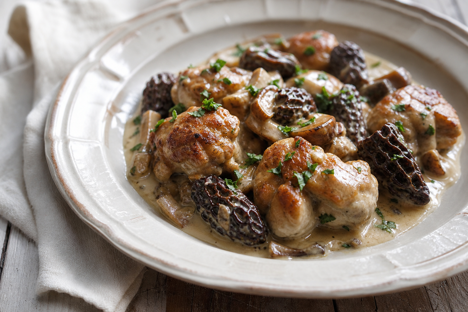 Cette recette de ris de veau aux morilles révèle les bons gestes