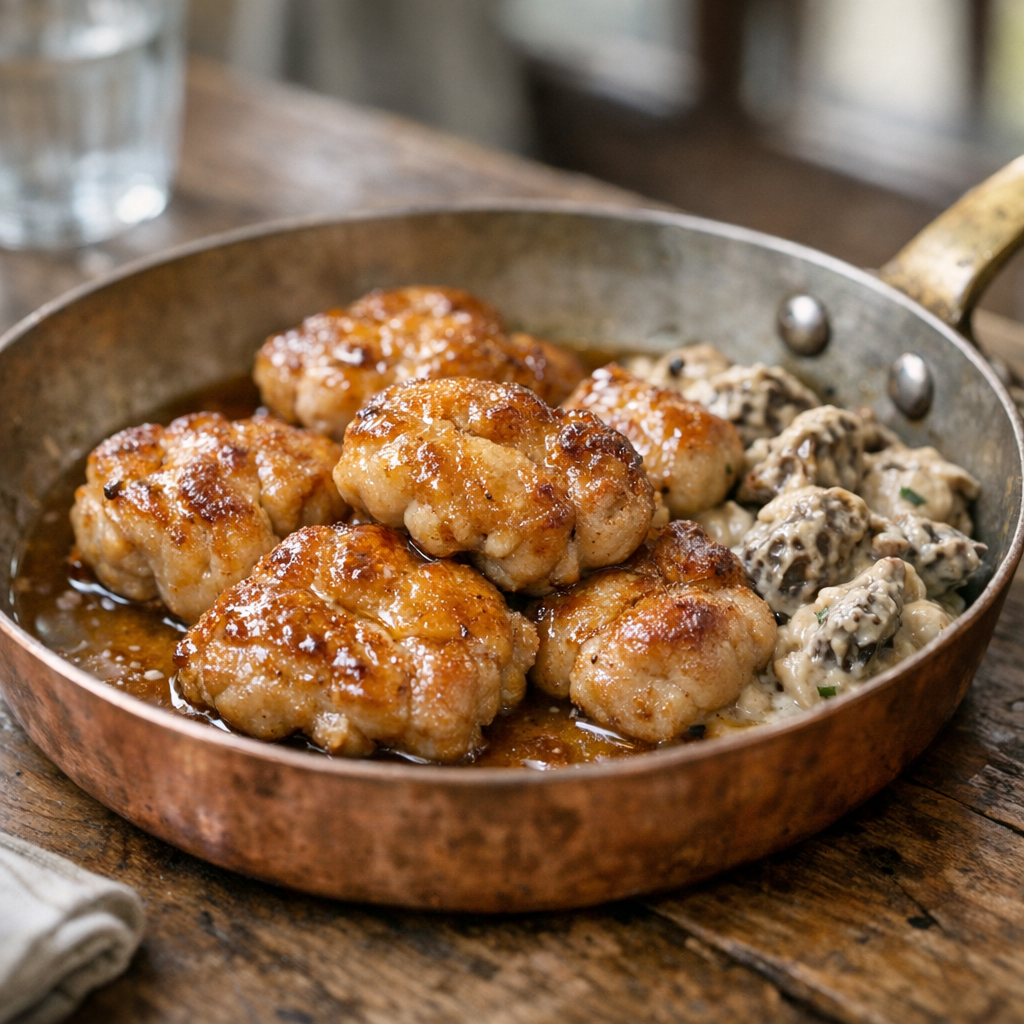 Je vous montre la vraie Recette des Ris de veau grand-mère