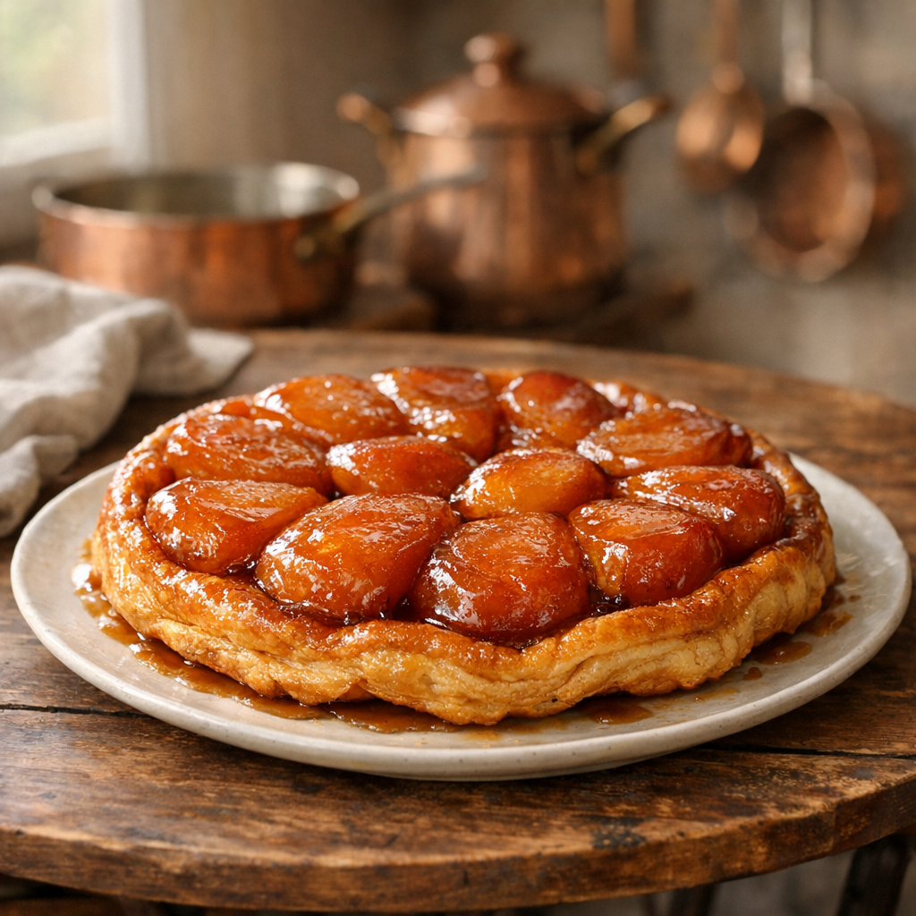 Recette tarte Tatin grand-mère : fondante et caramélisée
