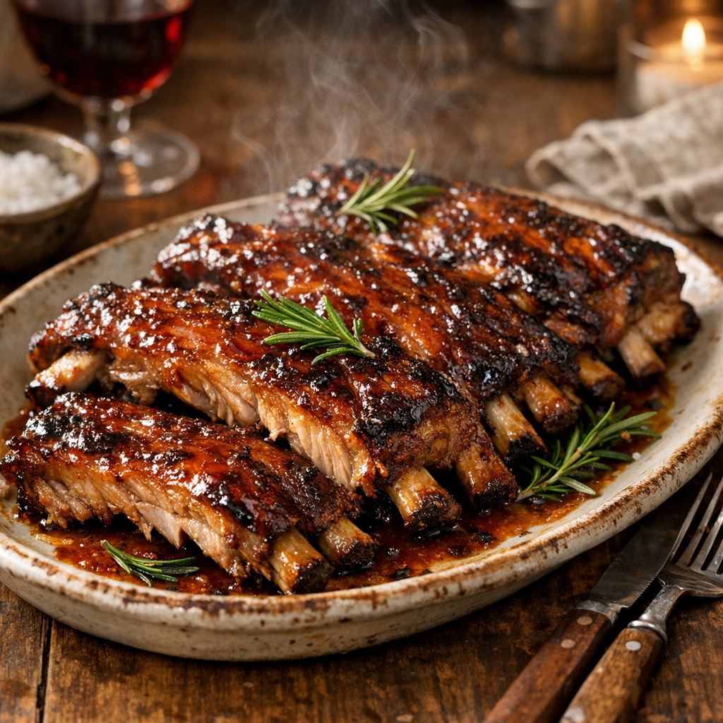 Je réussis des Travers de Porc fondants au Four en 3 temps