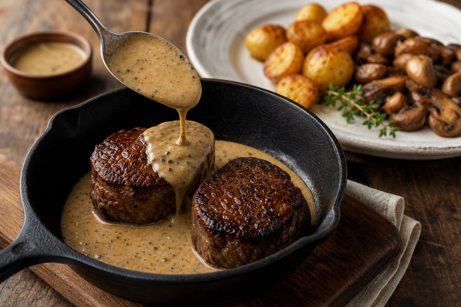 Mes recettes de Tournedos de bœuf commencent par une poêle brûlante