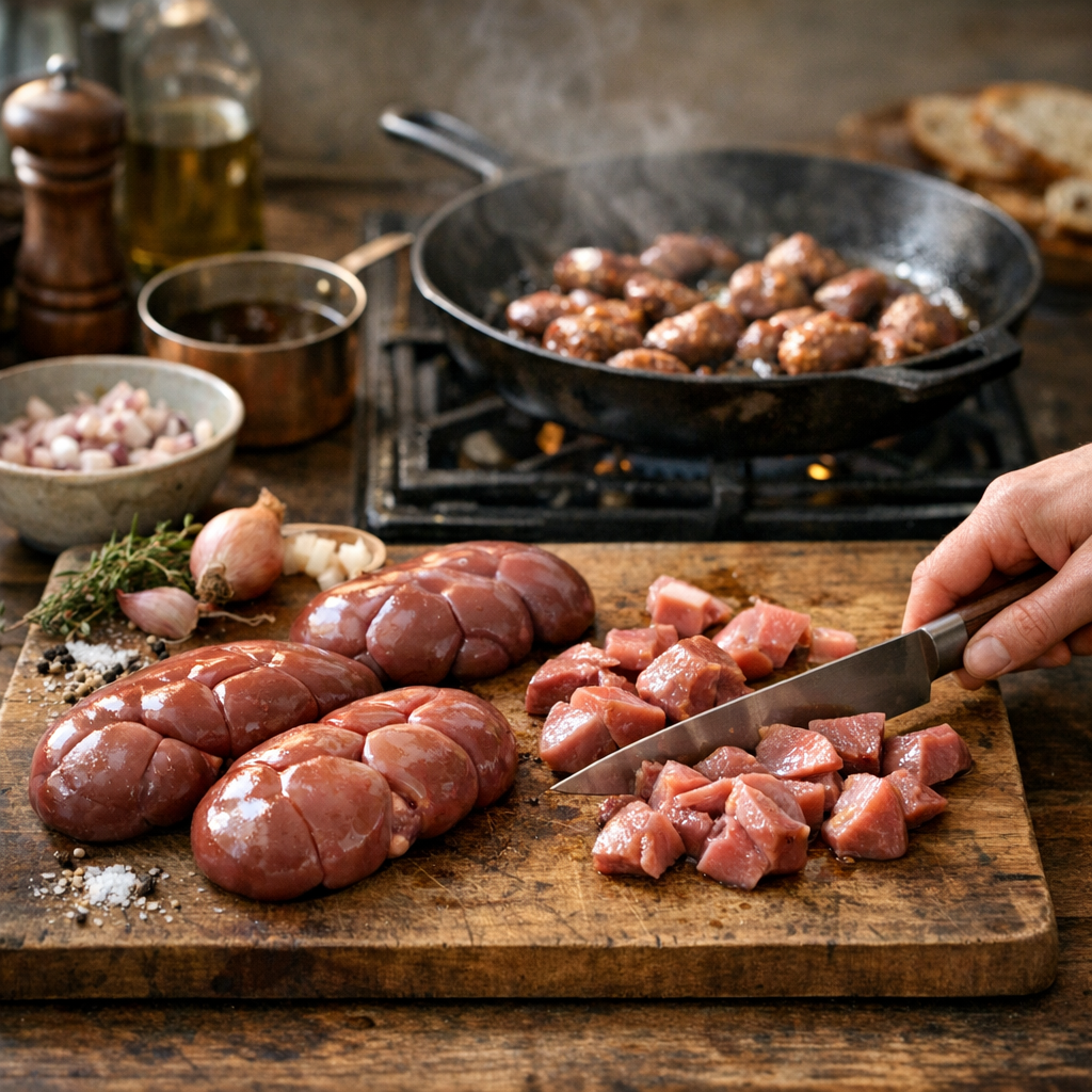 Comment préparer les rognons de veau ?