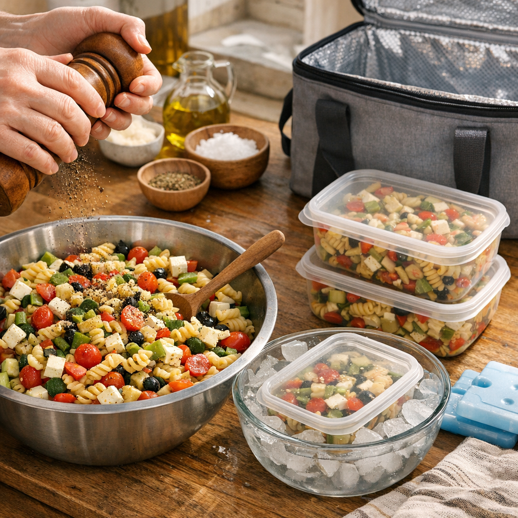 Préparation : refroidir, assaisonner et transporter sans gâcher la recette