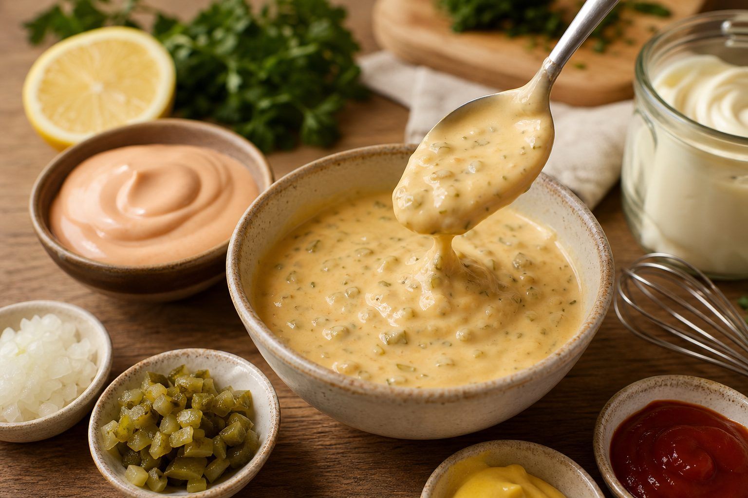 Comment faire une sauce Biggy maison sans la confondre avec une simple sauce burger&nbsp;?