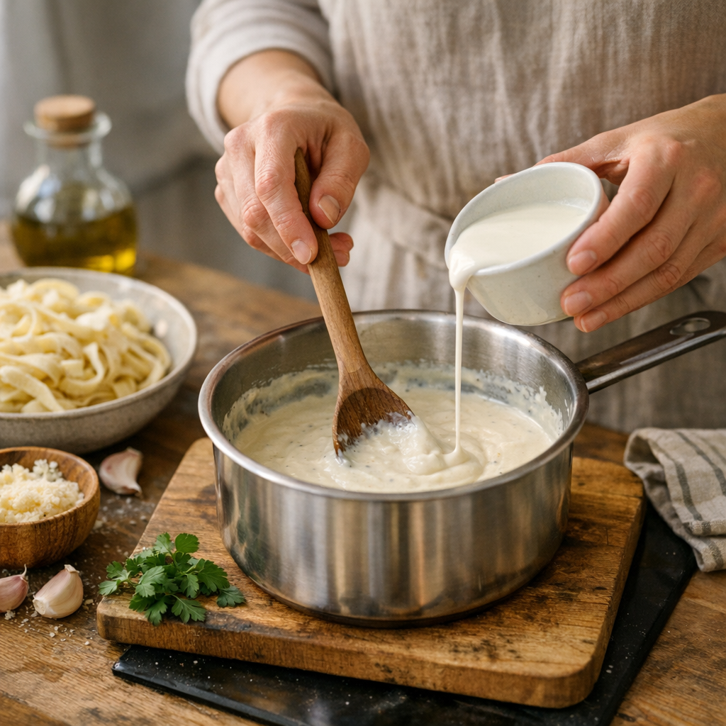 Préparation : la méthode douce pour monter la sauce sans la casser
