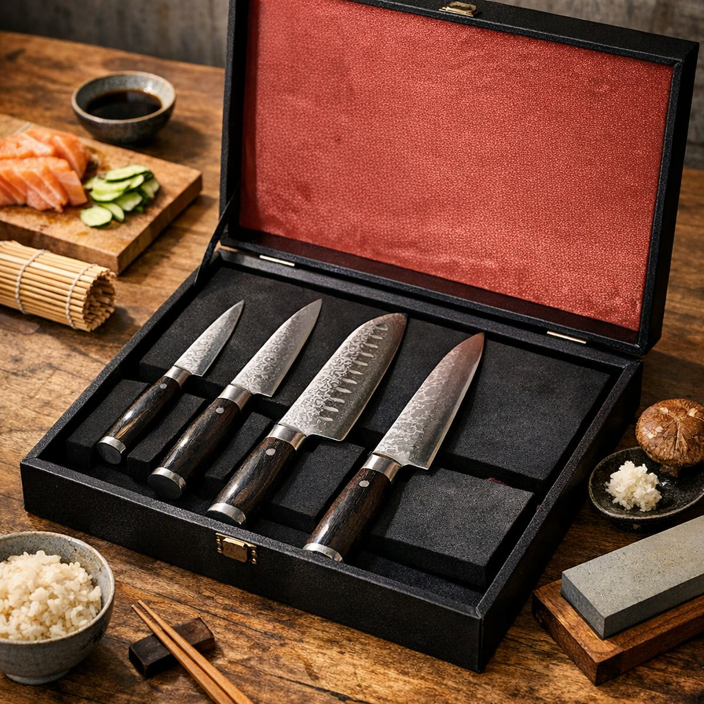 Quel couteau de cuisine pour quel usage dans un coffret japonais ?